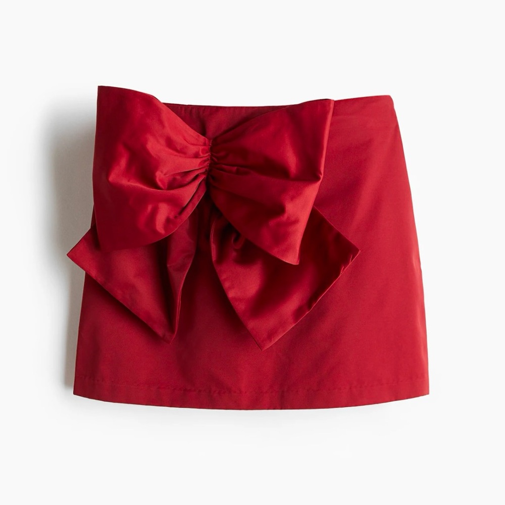 H&M Red Bow Skirt (Sold out online!)